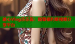 糖心Vlog乐乐酱：新晋福利姬视频分享平台