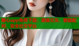 糖心app免费下载：语音交友、智能配对、安全社交平台