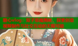 糖心vlog：双子恶魔揭秘，探索创意视频制作与社交互动的无限可能