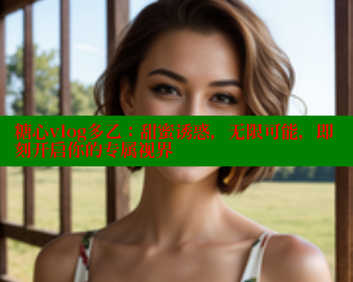 糖心vlog多乙：甜蜜诱惑，无限可能，即刻开启你的专属视界