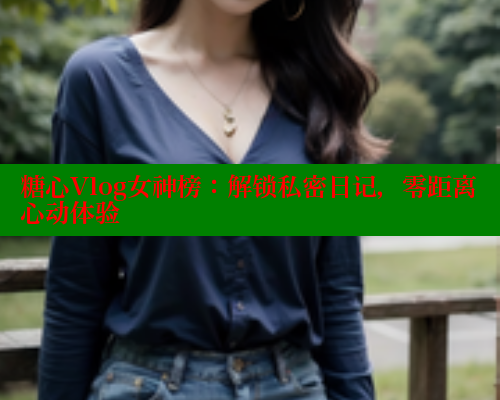 糖心Vlog女神榜：解锁私密日记，零距离心动体验