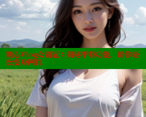 糖心Vlog女销冠：揭秘平特功能，助你轻松变身网红