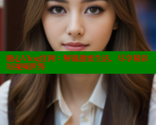 糖心Vlog官网：解锁甜蜜生活，尽享精彩短视频世界