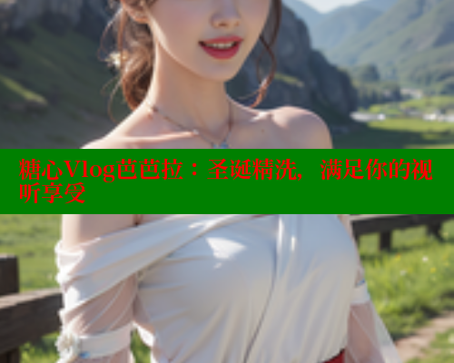 糖心Vlog芭芭拉：圣诞精洗，满足你的视听享受