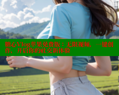 糖心Vlog苹果免费版：无限视频，一键创作，开启你的社交新体验