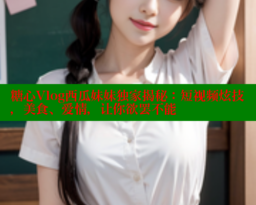 糖心Vlog西瓜妹妹独家揭秘：短视频炫技，美食、爱情，让你欲罢不能