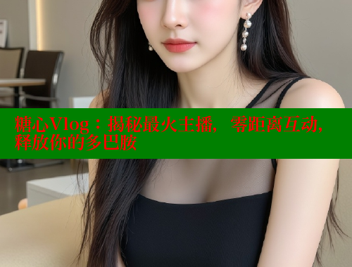 糖心Vlog：揭秘最火主播，零距离互动，释放你的多巴胺