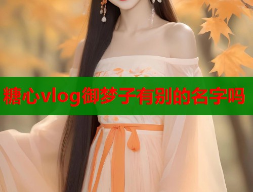 糖心vlog御梦子有别的名字吗
