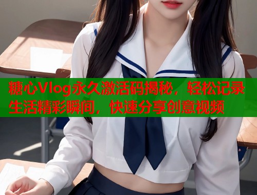 糖心Vlog永久激活码揭秘，轻松记录生活精彩瞬间，快速分享创意视频