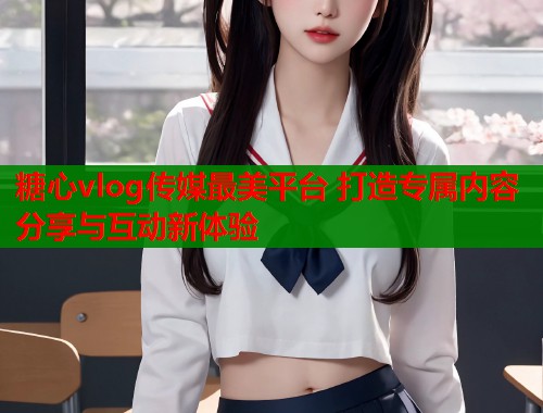 糖心vlog传媒最美平台 打造专属内容分享与互动新体验