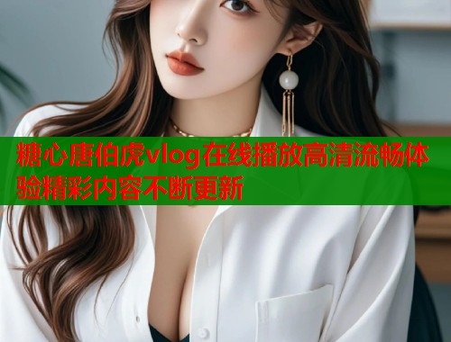 糖心唐伯虎vlog在线播放高清流畅体验精彩内容不断更新