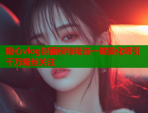 糖心vlog封面模特精选一键美化吸引千万粉丝关注